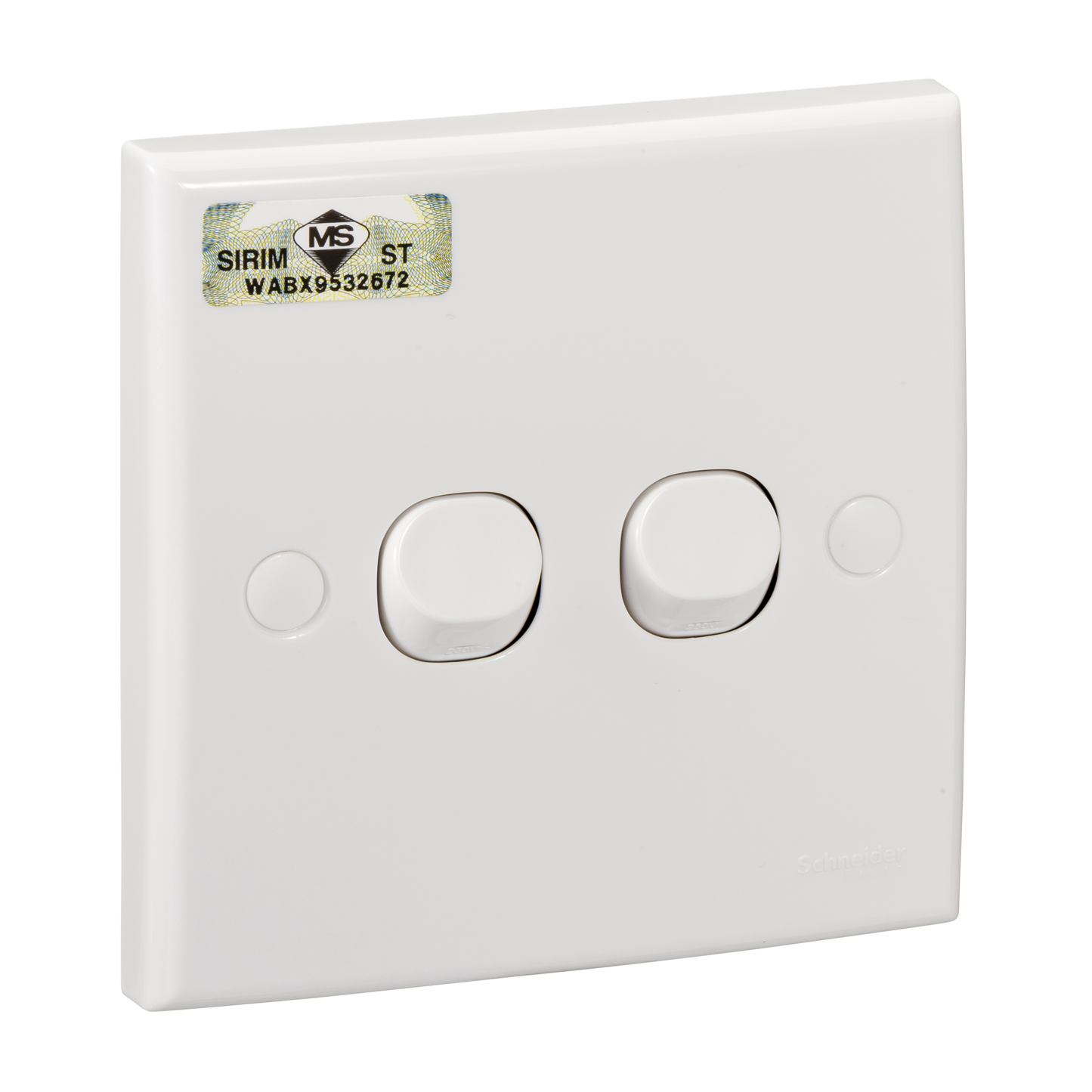 SCHNEIDER E32/1/2A 2GANG 1WAY SWITCH