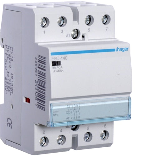 HAGER ESC440 40A 4NO CONTACTOR