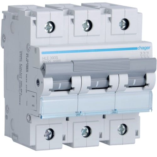 HAGER HLE390 100A 3P T/B 10KA MCB