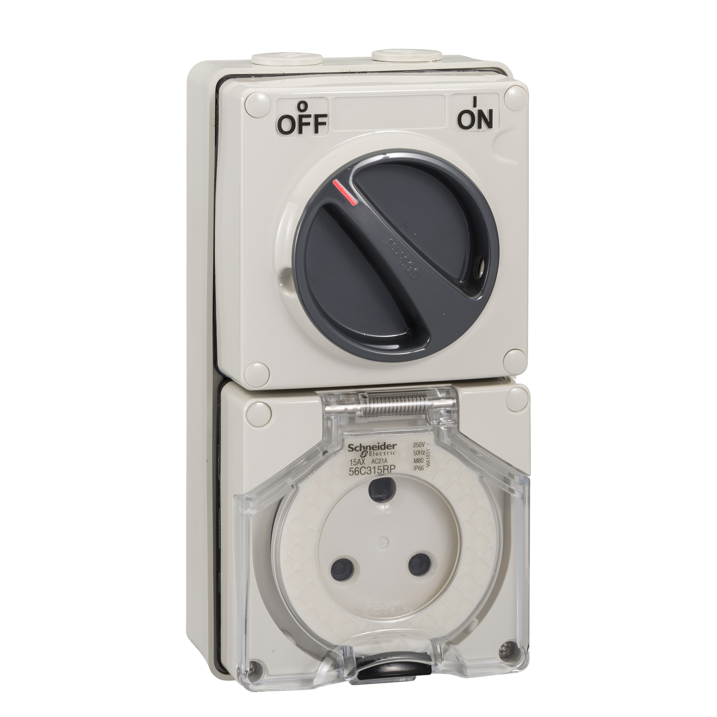 SCHNEIDER 56C315RP 1X15A SWITCHSOCKET
