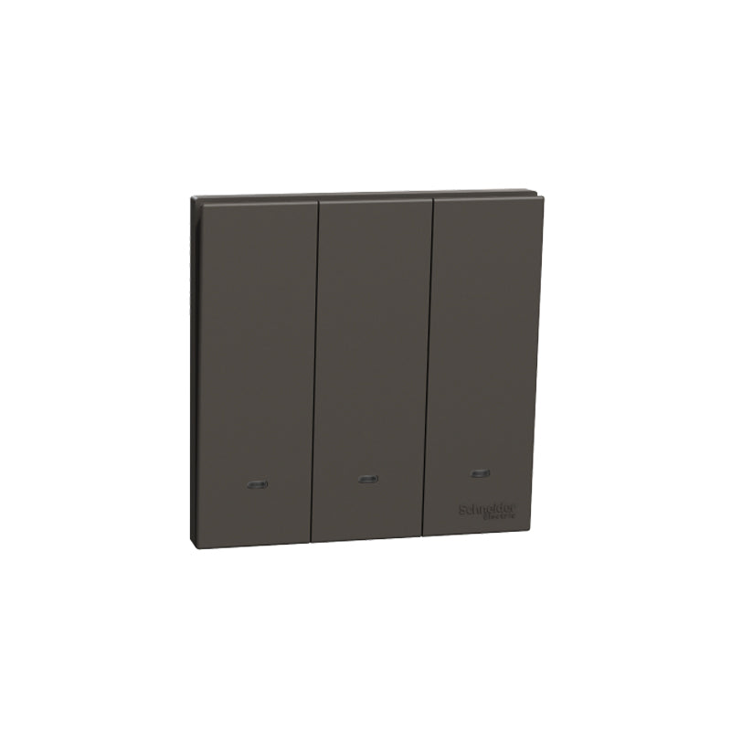 SCHNEIDER E8733L1F-DG 3GANG 1WAY SWITCH (FLUORENT LOCATOR)