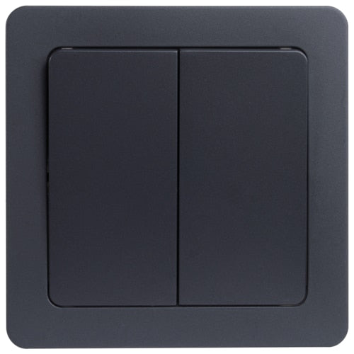 HAGER INSPIRE WGCXL122KB 2G 2W SWITCH KB