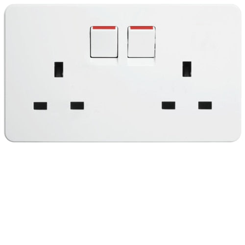 HAGER DREAM WGDS213S 2X13A SWITCHSOCKET OUTLET