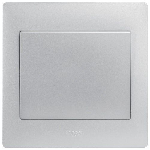 HAGER MUSE WGML111AS 1G 1W SWITCH AURORA SILVER