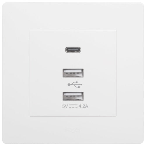 HAGER MUSE WGMS3USB USB CHARGER X 3 (4.2A)