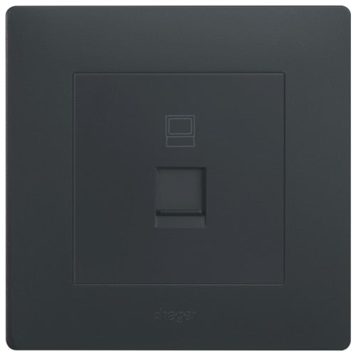 HAGER MUSE WGMT1RJ6KB 1MOD KNIGHT BLACK