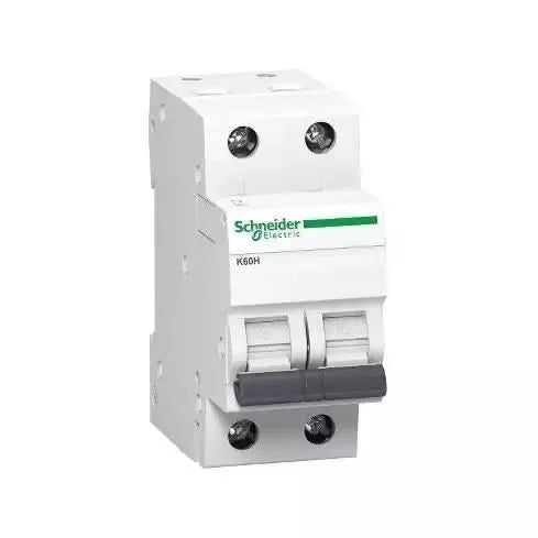 SCHNEIDER K60H A9K11210 10A 2P TYPE B 10KA MCB