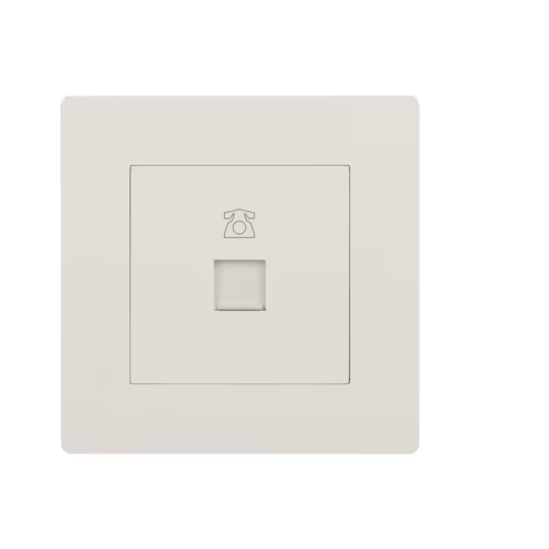 HAGER WXET1RJ RJ11 TEL OUTLET (1 MOD)