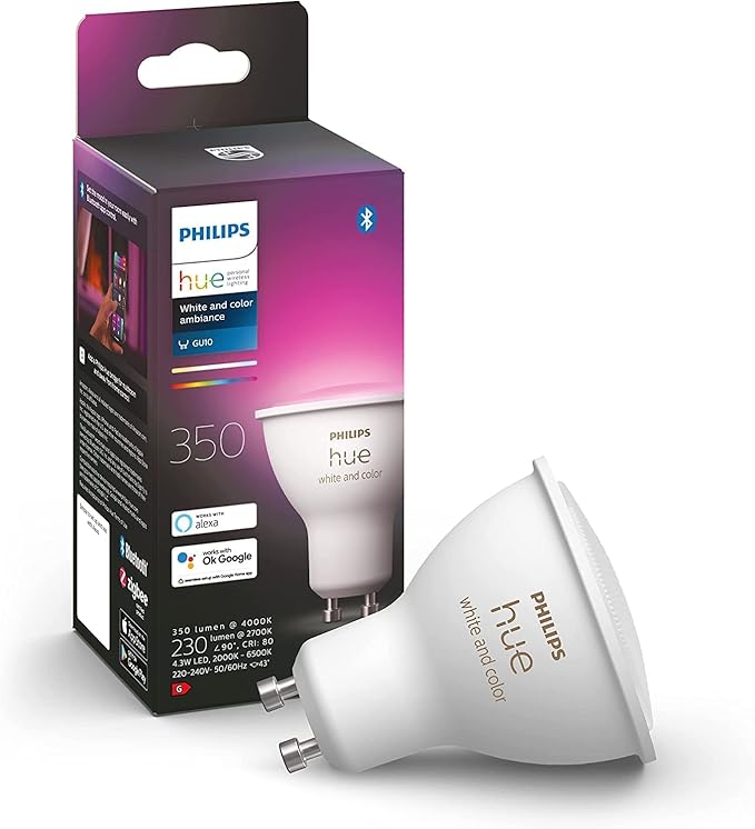 PHILIPS HUEWCA 6W GU10 2P EUR