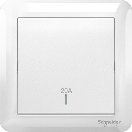 SCHNEIDER A3G31D20N 1GANG 20A DP SWITCH