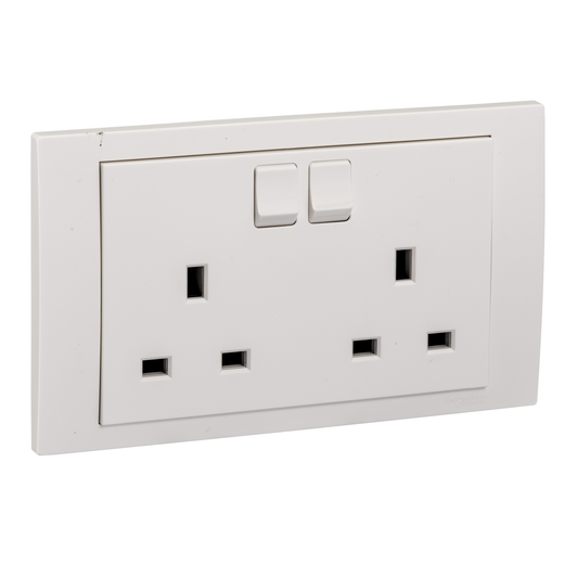 SCHNEIDER KB25 2X13A SWITCHSOCKET
