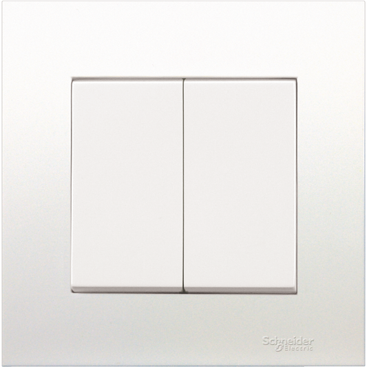 SCHNEIDER KB32/1 2GANG 1WAY SWITCH