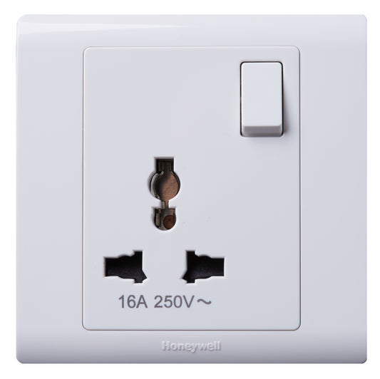 HONEYWELL R-2835WHI 16A 1GANG SP INTERNATIONAL SWITCHSOCKET