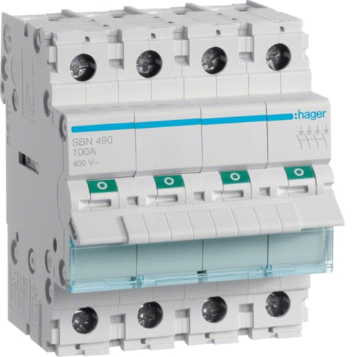 HAGER SBN490 100A 4P ISOLATOR