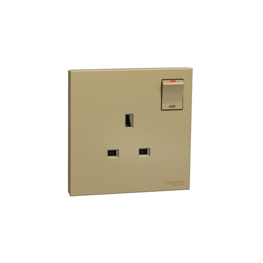 SCHNEIDER E8715-WG 1X13A SWITCHSOCKET