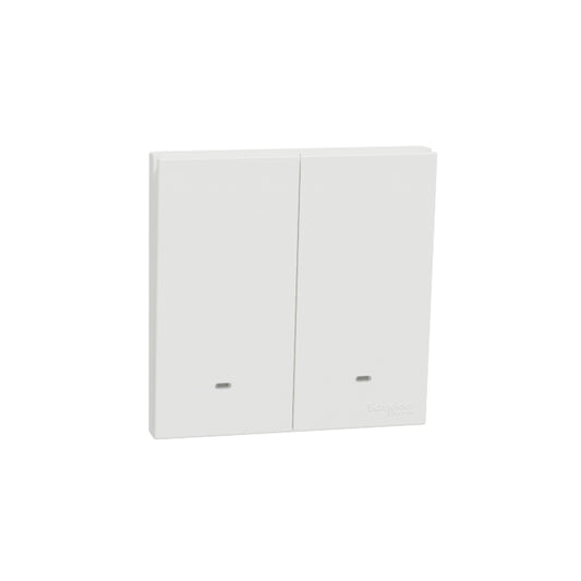 SCHNEIDER E8732L1F 2GANG 1WAY SWITCH (FLUORENT LOCATOR)