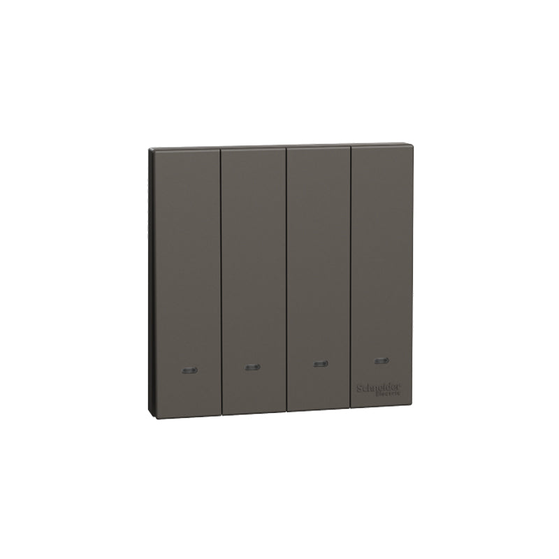 SCHNEIDER E8734L2F-DG 4GANG 2WAY SWITCH (FLUORENT LOCATOR)