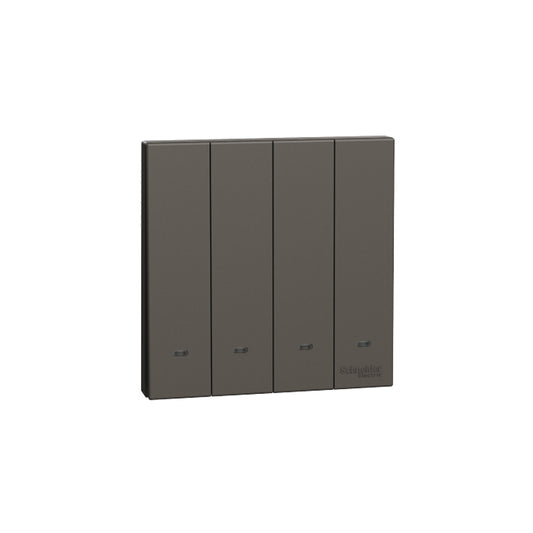SCHNEIDER E8734L2F-DG 4GANG 2WAY SWITCH (FLUORENT LOCATOR)