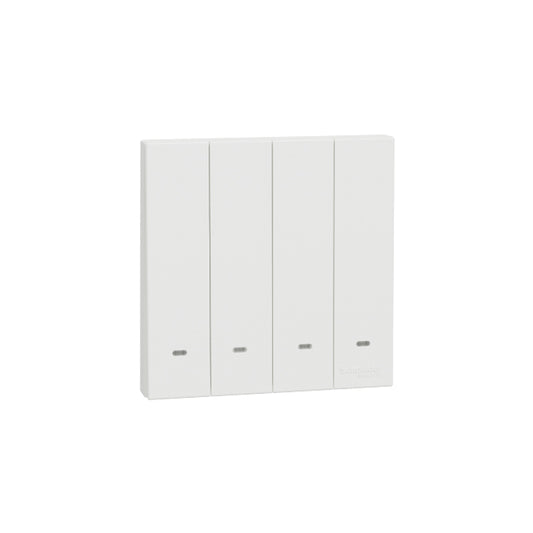 SCHNEIDER E8734L2F 4GANG 2WAY SWITCH (FLUORENT LOCATOR)