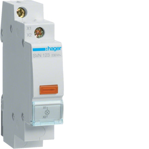 HAGER SVN123 ORANGE INDICATOR