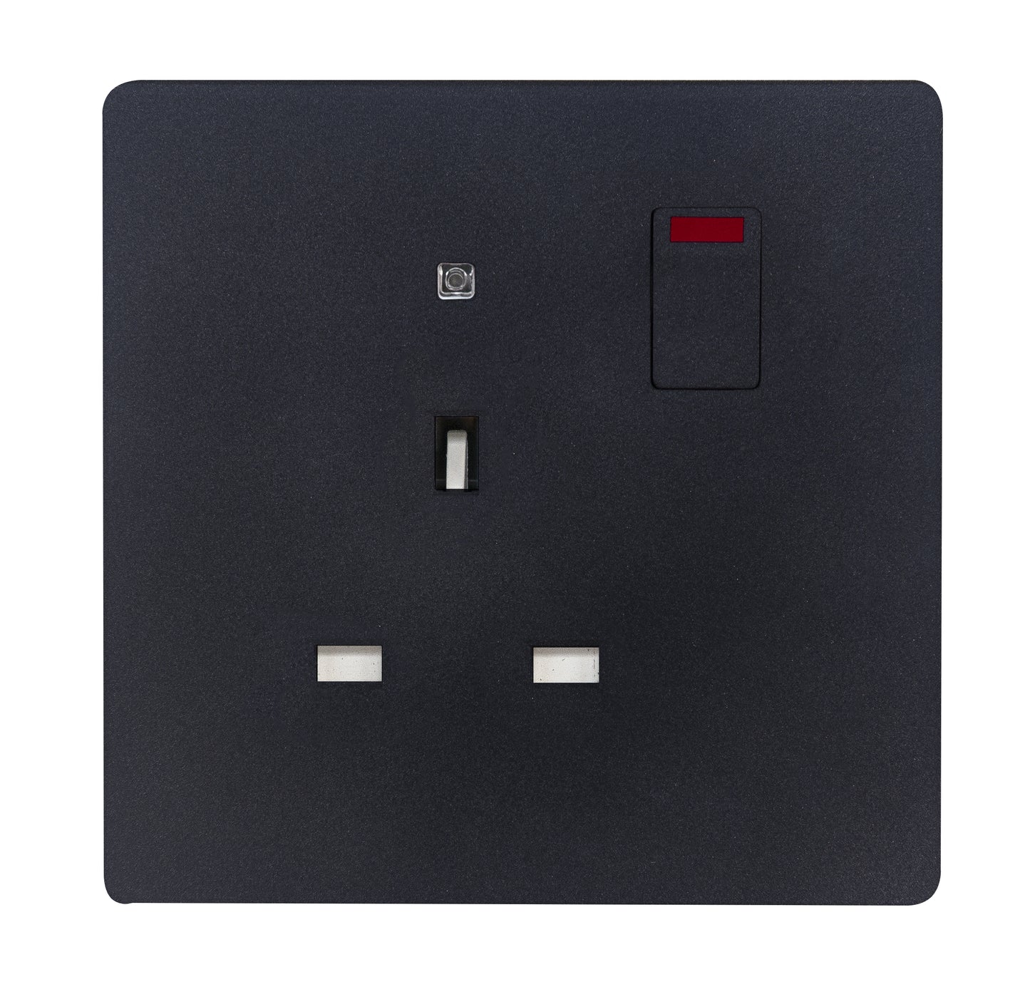 MK W2657MBK 1X13A SWITCHSOCKET WITH LED SPACE BLACK