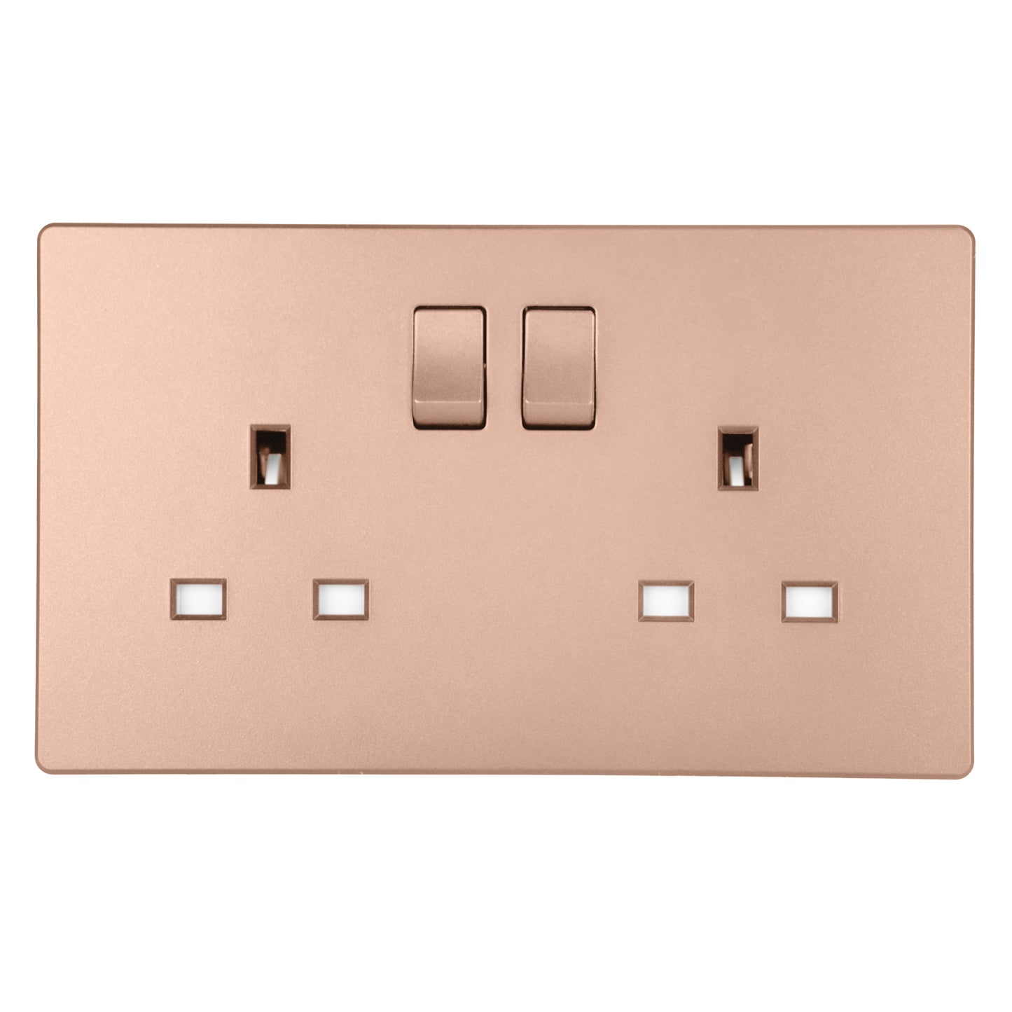 MK W2747RGL 2X13A SWITCHSOCKET ROSE GOLD