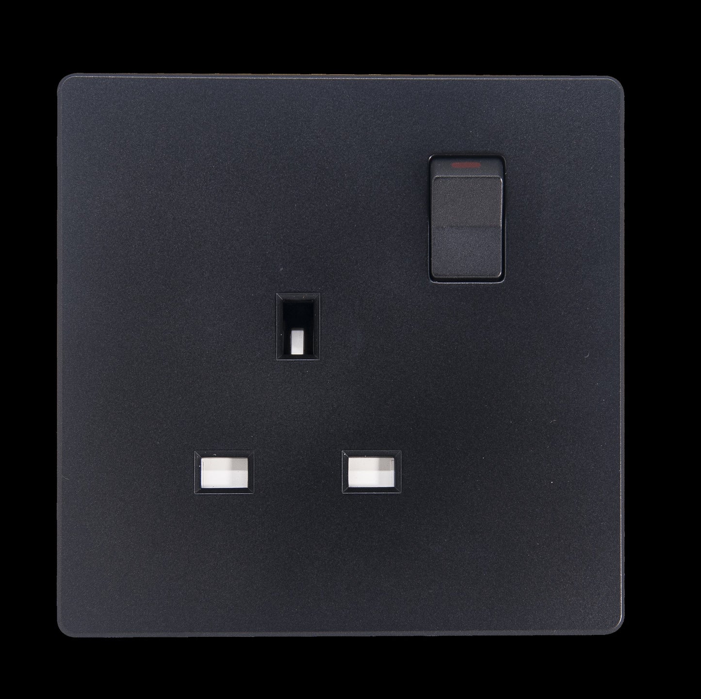 MK W2757MBK 1X13A SWITCHSOCKET SPACE BLACK