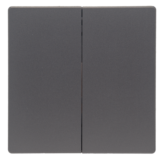 MK W4782W1GRY 2GANG 1WAY SWITCH SPACE GREY