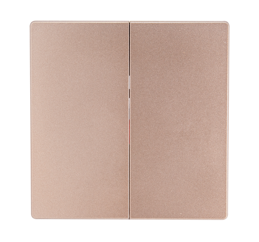 MK W4782W1RGL 2GANG 1WAY SWITCH ROSE GOLD