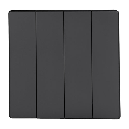 MK W4784GRY 4GANG 2WAY SWITCH SPACE GREY