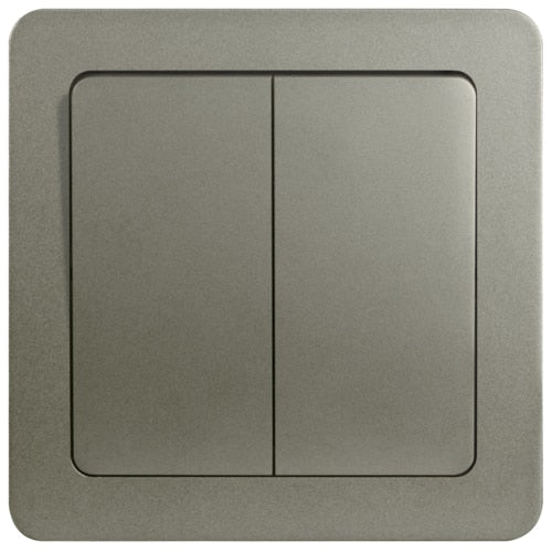 HAGER INSPIRE WGCXL122NB 2G 2W SWITCH NB