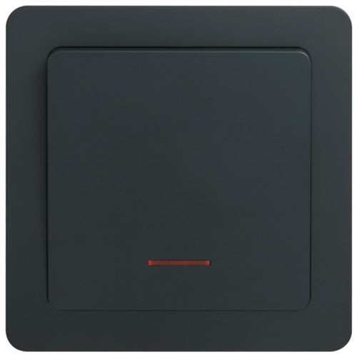 HAGER INSPIRE WGCXL2D1NKB 1G DP SWITCH WITH LED KB