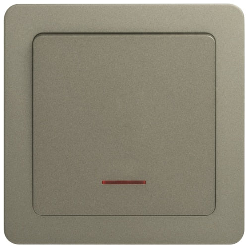HAGER INSPIRE WGCXL2D1NNB 1G DP SWITCH WITH LED NB