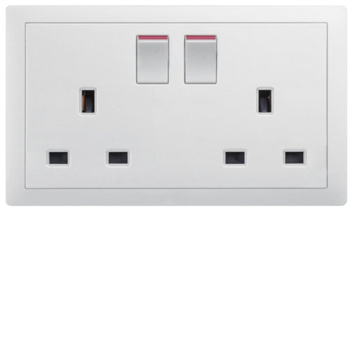 HAGER INSPIRE WGCXS213SAS 2X13A SWITCHSOCKET AS