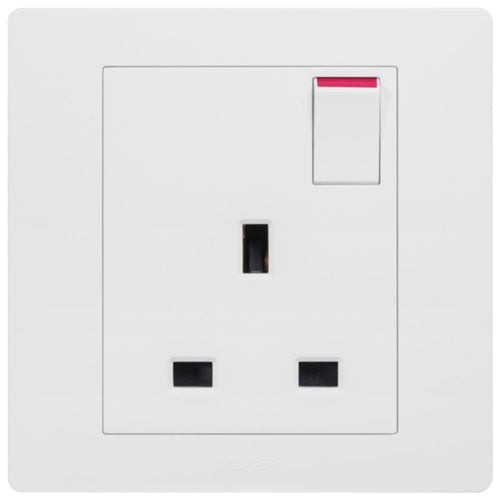 HAGER MUSE WGMS113S 1X13A SWITCHSOCKET