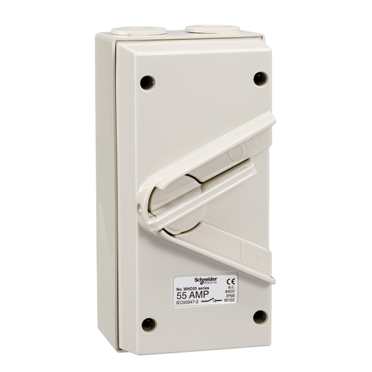SCHNEIDER WHD55 55A 2P ISOLATOR