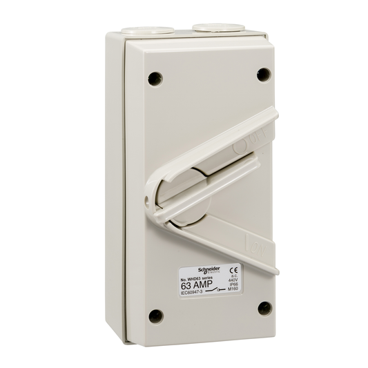 SCHNEIDER WHD63 63A 2P ISOLATOR