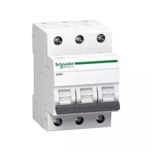 SCHNEIDER K60N A9K01306 6A 3P TYPE B 6KA MCB
