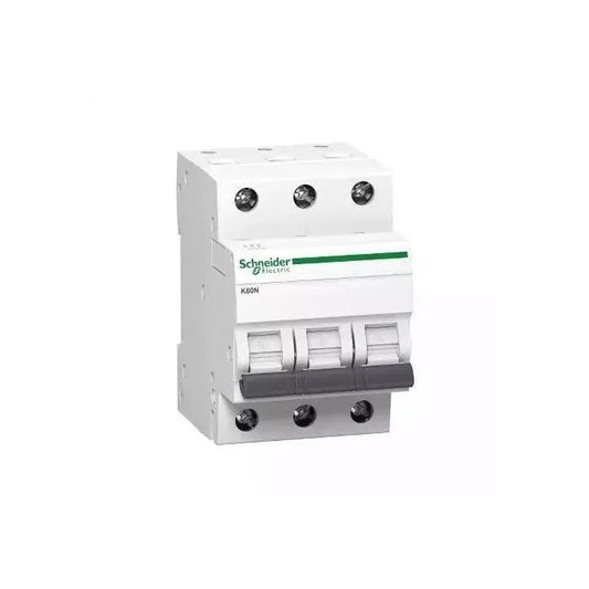 SCHNEIDER K60N A9K02363 63A 3P TYPE C 6KA MCB