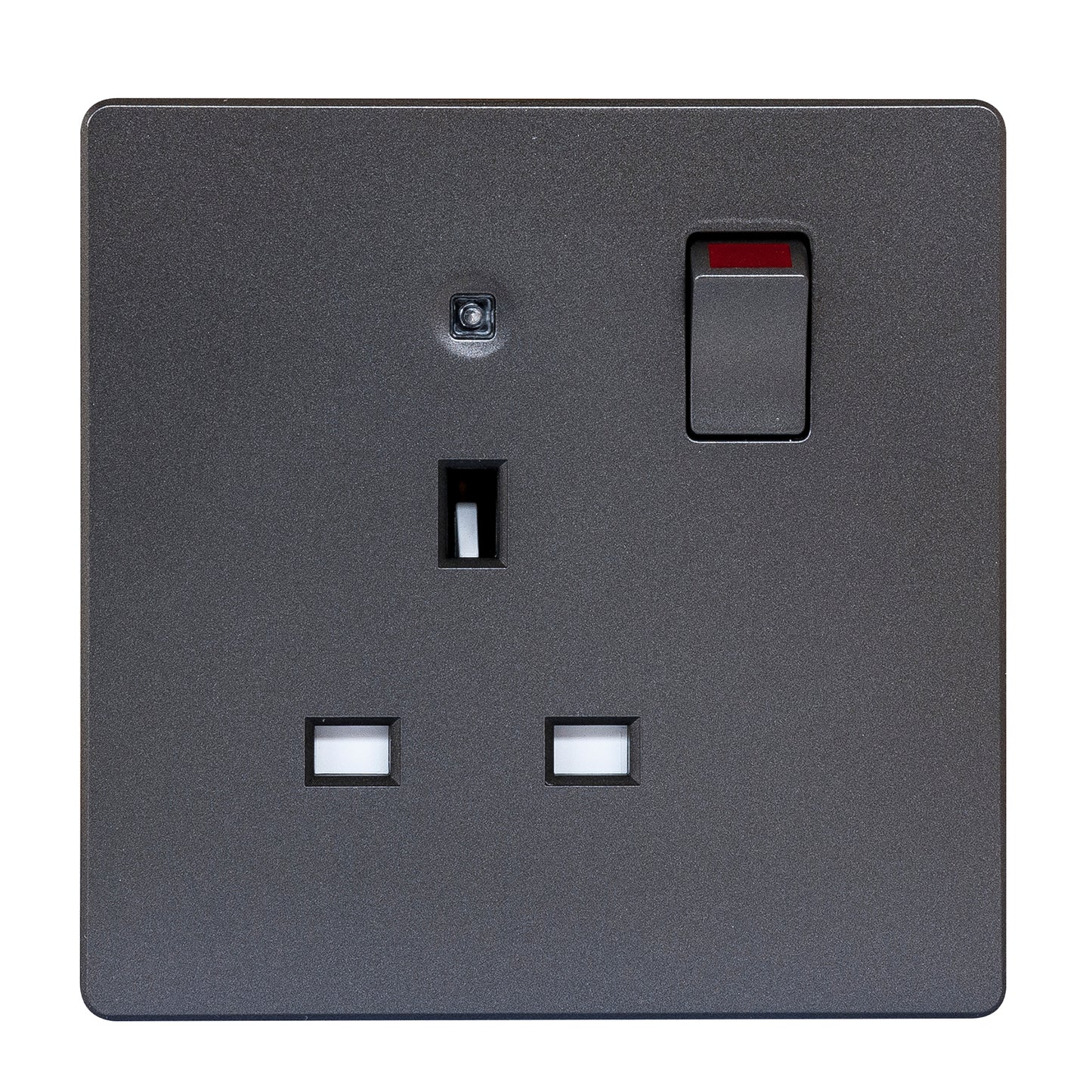 MK W2657GRY 1X13A SWITCHSOCKET WITH LED SPACE GREY