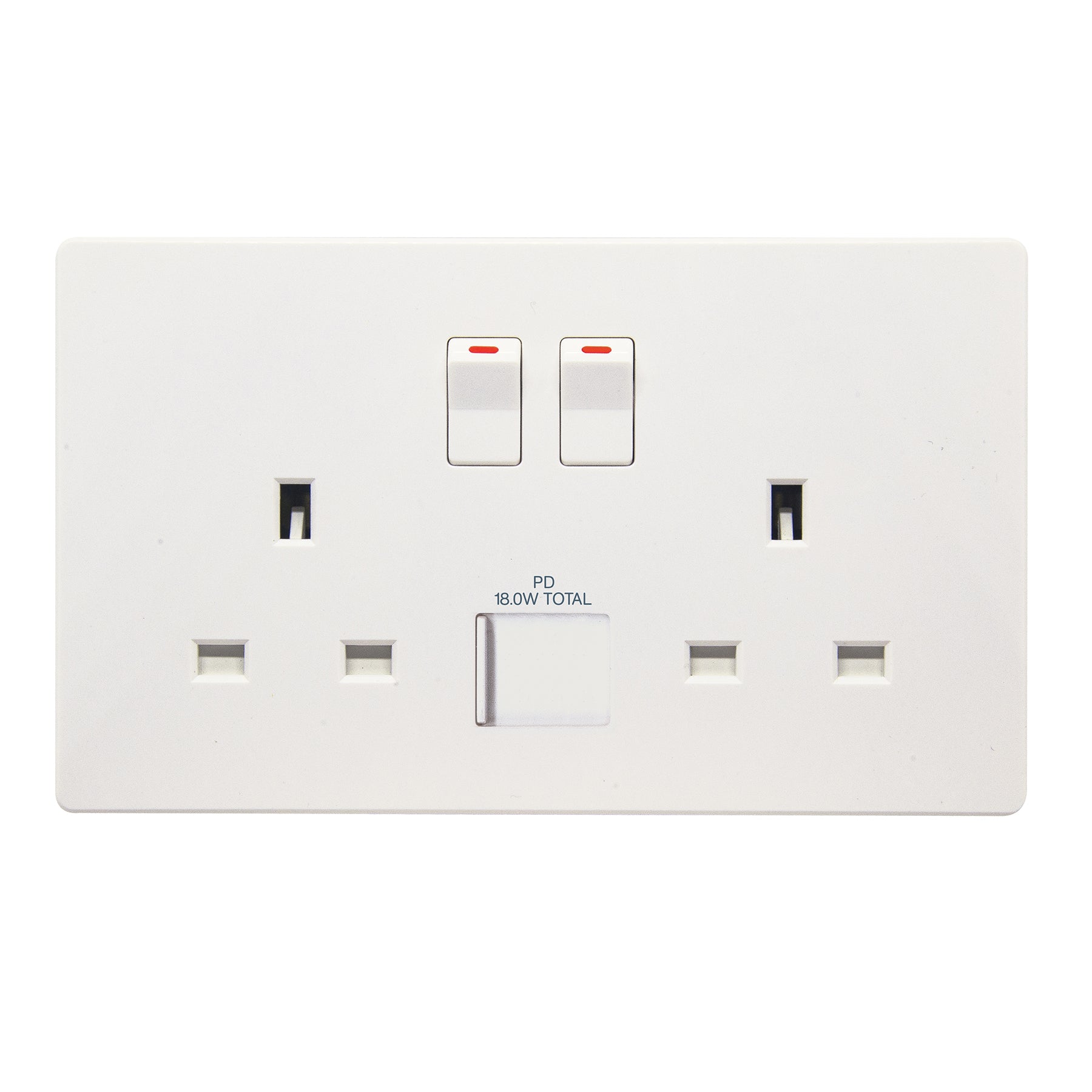 MK W2747UWHI 2X13A SSO WITH USB(A+C) – Chee Kong Electric Co.