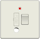 MK W1072WHI 1G 13A SWT FUSED CON UNIT WITH FLEX